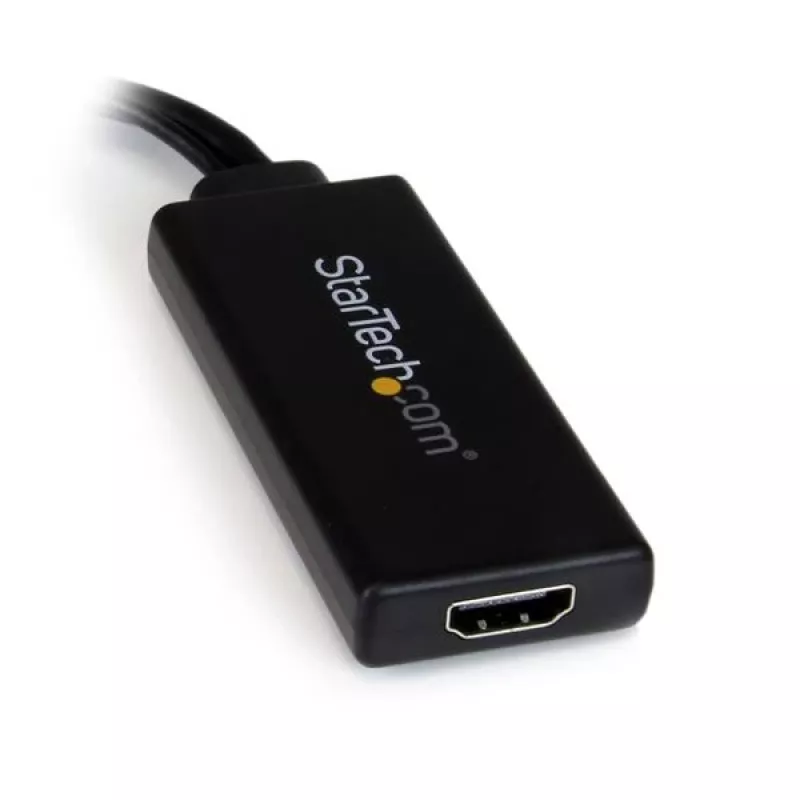 StarTech.com VGA to HDMI Adapter with USB Audio & Power – Portable VGA to HDMI Converter – 1080p