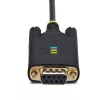 StarTech.com 3ft (1m) USB to Null Modem Serial Adapter Cable, Interchangeable DB9 Screws/Nuts, COM Retention, USB-A to RS232, FTDI, Level-4 ESD Protection, Windows/macOS/ChromeOS/Linux - Rugged TPE Construction
