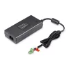 StarTech.com 160W Universal DC Power Adapter (24V/6.6A), 4ft(1.2m) 2-Wire Cord, 2/3-Pin Terminal Blocks, 100-240V AC/DC External Power Supply for Industrial USB Hubs, NA/UK/EU/ANZ