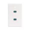 StarTech.com LC to LC Coupler, LC Fiber Coupler, LC/UPC Keystone Jack, Duplex Fiber Optic LC Keystone Coupler for Patch Panel