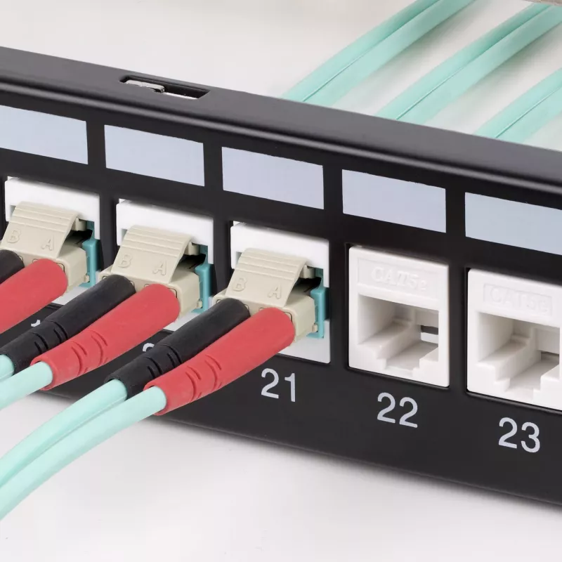 StarTech.com LC to LC Coupler, LC Fiber Coupler, LC/UPC Keystone Jack, Duplex Fiber Optic LC Keystone Coupler for Patch Panel