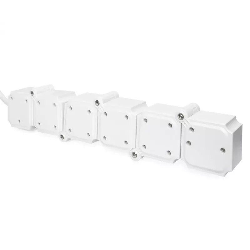 Power Strip Digitus Flexible 4-way with 2 USB Ports & Switch