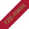Brother TZE-RW54 label-making tape Gold on red