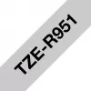 Brother TZE-R951 label-making tape Black on silver