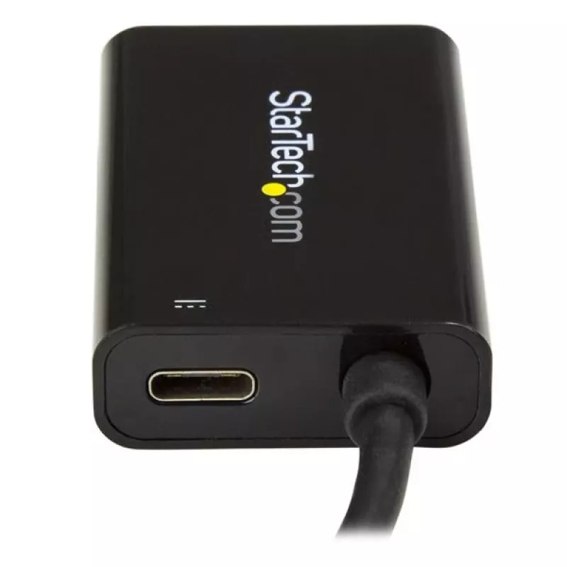 StarTech.com USB C to HDMI 2.0 Adapter with Power Delivery - 4K 60Hz USB Type-C to HDMI Display Video Converter - 60W PD Pass-Through Charging Port - Thunderbolt 3 Compatible - Black