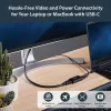 StarTech.com USB C to HDMI 2.0 Adapter with Power Delivery - 4K 60Hz USB Type-C to HDMI Display Video Converter - 60W PD Pass-Through Charging Port - Thunderbolt 3 Compatible - Black