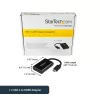 StarTech.com USB C to HDMI 2.0 Adapter with Power Delivery - 4K 60Hz USB Type-C to HDMI Display Video Converter - 60W PD Pass-Through Charging Port - Thunderbolt 3 Compatible - Black