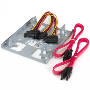 StarTech.com Dual 2.5 inch to 3.5 inch HDD Bracket for SATA Hard Drives - 2 Drive 2.5 inch to 3.5 inch Bracket for Mounting Bay