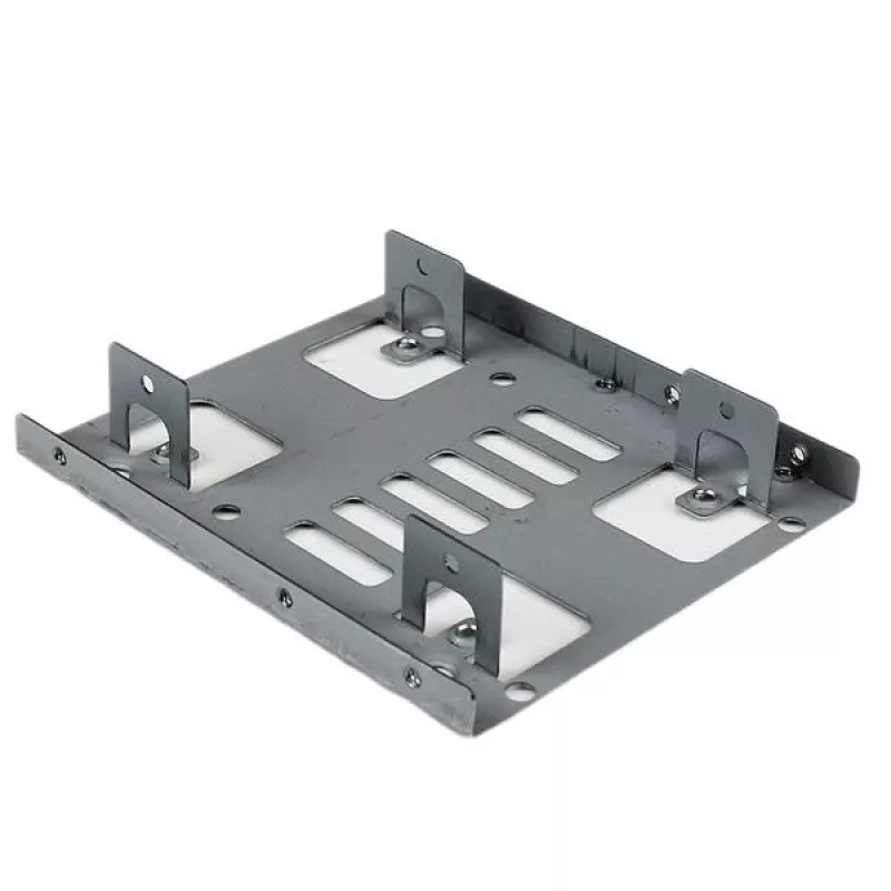 StarTech.com Dual 2.5 inch to 3.5 inch HDD Bracket for SATA Hard Drives - 2 Drive 2.5 inch to 3.5 inch Bracket for Mounting Bay