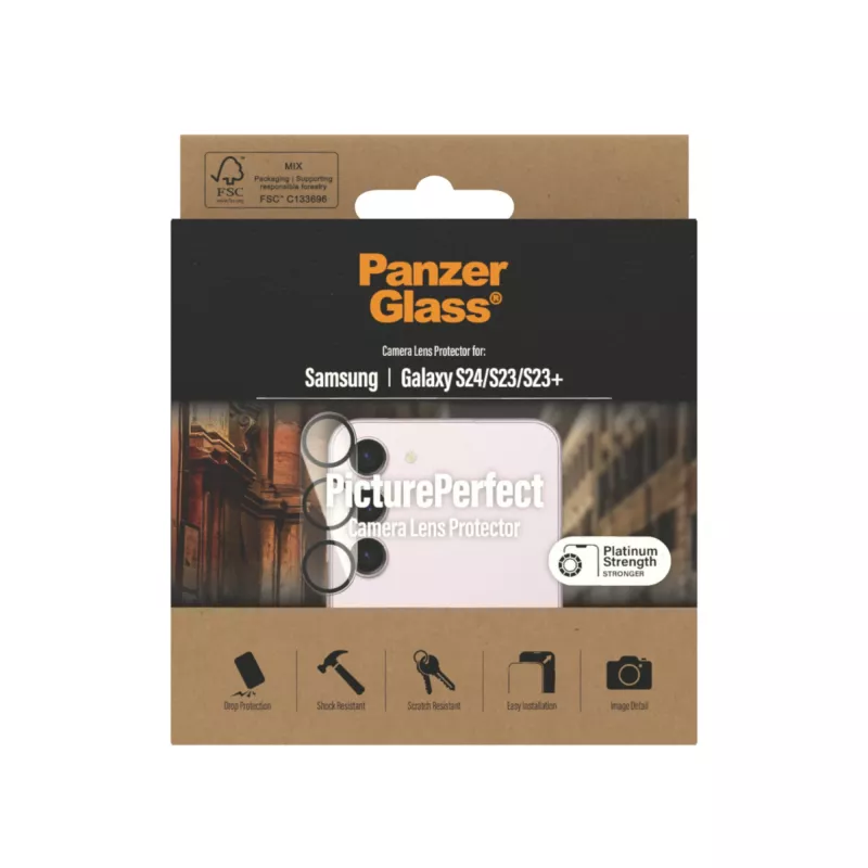 Camera Lens Protector PanzerGlass Samsung Galaxy S23 S23 Plus Scratch Shock Resistant