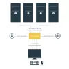 StarTech.com 4 Port DisplayPort KVM Switch - 4K 60Hz - Single Display - Dual Port UHD DP 1.2 USB KVM Switch with Integrated USB 2.0 Hub & Audio - Dell, HP, Apple, Lenovo - TAA Compliant