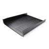 StarTech.com 2U Server Rack Shelf - Universal Vented Rack Mount Cantilever Tray for 19 inch Network Equipment Rack & Cabinet - Heavy Duty Steel – Weight Capacity 50lb/23kg - 22 inch Deep Shelf, Black