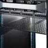 StarTech.com 2U Server Rack Shelf - Universal Vented Rack Mount Cantilever Tray for 19 inch Network Equipment Rack & Cabinet - Heavy Duty Steel – Weight Capacity 50lb/23kg - 22 inch Deep Shelf, Black