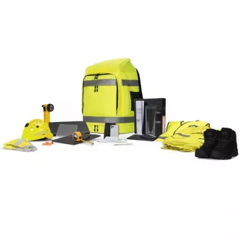 Backpack DICOTA Hi-Vis Yellow Polyethylene terephthalate (PET) Thermoplastic polyurethane (TPU)