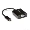 StarTech.com USB-C to VGA Adapter - Black - 1080p - Video Converter For Your MacBook Pro - USB C to VGA Display Dongle - Upgraded Version is CDP2VGAEC