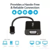 StarTech.com USB-C to VGA Adapter - Black - 1080p - Video Converter For Your MacBook Pro - USB C to VGA Display Dongle - Upgraded Version is CDP2VGAEC