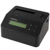 StarTech.com Single Bay Hard Drive Eraser, Standalone HDD/SSD Sanitizer, USB 3.0 to SATA II (3 Gbps), 9 Erase Modes, LCD Display, Secure Erase Hard Disk Sanitizer Dock, DB-9 Printer Port, TAA Compliant