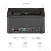 StarTech.com Single Bay Hard Drive Eraser, Standalone HDD/SSD Sanitizer, USB 3.0 to SATA II (3 Gbps), 9 Erase Modes, LCD Display, Secure Erase Hard Disk Sanitizer Dock, DB-9 Printer Port, TAA Compliant