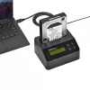StarTech.com Single Bay Hard Drive Eraser, Standalone HDD/SSD Sanitizer, USB 3.0 to SATA II (3 Gbps), 9 Erase Modes, LCD Display, Secure Erase Hard Disk Sanitizer Dock, DB-9 Printer Port, TAA Compliant