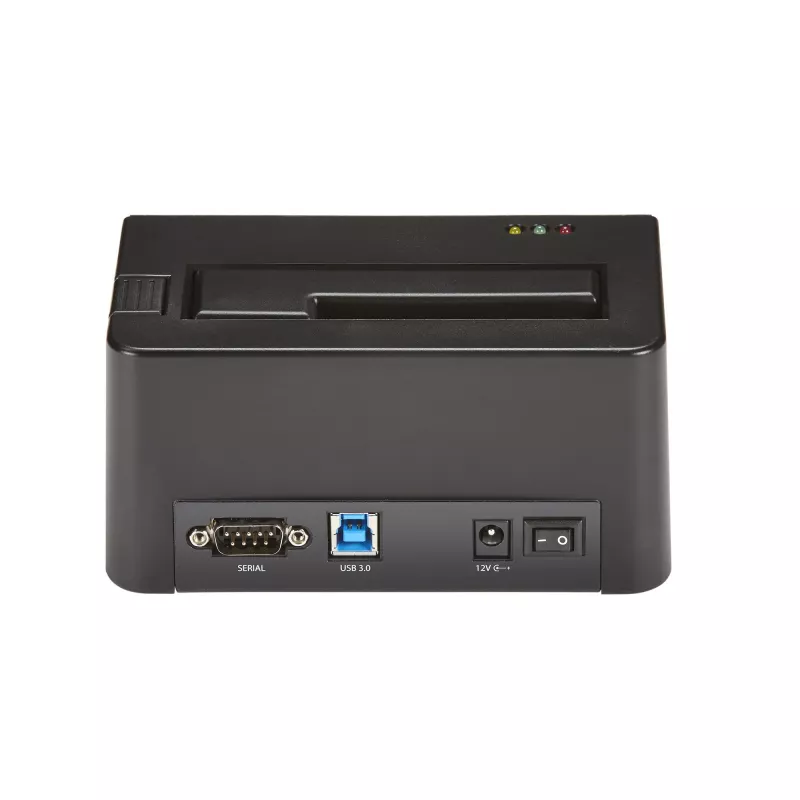 StarTech.com Single Bay Hard Drive Eraser, Standalone HDD/SSD Sanitizer, USB 3.0 to SATA II (3 Gbps), 9 Erase Modes, LCD Display, Secure Erase Hard Disk Sanitizer Dock, DB-9 Printer Port, TAA Compliant