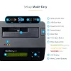 StarTech.com Single Bay Hard Drive Eraser, Standalone HDD/SSD Sanitizer, USB 3.0 to SATA II (3 Gbps), 9 Erase Modes, LCD Display, Secure Erase Hard Disk Sanitizer Dock, DB-9 Printer Port, TAA Compliant