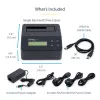 StarTech.com Single Bay Hard Drive Eraser, Standalone HDD/SSD Sanitizer, USB 3.0 to SATA II (3 Gbps), 9 Erase Modes, LCD Display, Secure Erase Hard Disk Sanitizer Dock, DB-9 Printer Port, TAA Compliant