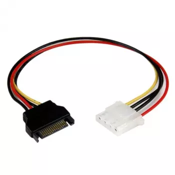 StarTech.com 12in SATA to LP4 Power Cable Adapter - F/M, SATA 15-pin, Molex (4-pin), 0.3048 m, Male, Female, Straight