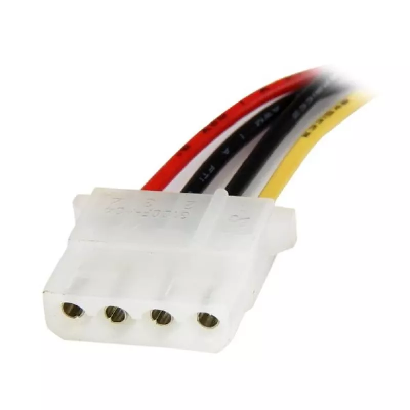 StarTech.com 12in SATA to LP4 Power Cable Adapter - F/M, SATA 15-pin, Molex (4-pin), 0.3048 m, Male, Female, Straight