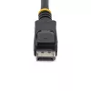 StarTech.com 1m (3ft) DisplayPort 1.2 Cable - 4K x 2K Ultra HD VESA Certified DisplayPort Cable - DP to DP Cable for Monitor - DP Video/Display Cord - Latching DP Connectors