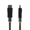 StarTech.com 50cm (1ft) DisplayPort 1.2 Cable - 4K x 2K Ultra HD VESA Certified DisplayPort Cable - Short DP to DP Cable for Monitor - Slim DP Video/Display Cord - Latching DP Connectors