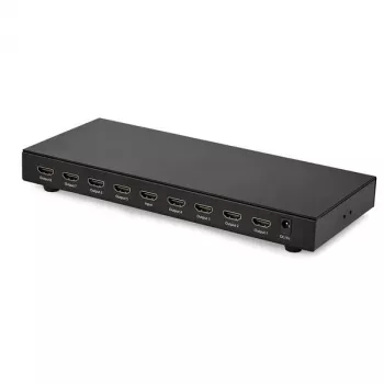 StarTech.com 8-Port 4K 60Hz HDMI Splitter, HDMI, 8x HDMI, 3840 x 2160 pixels, Black, 4K Ultra HD, 60 Hz