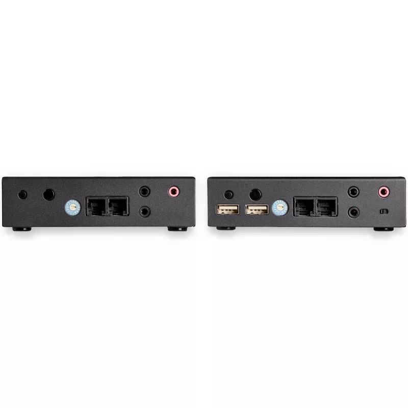 StarTech.com HDMI KVM Extender over IP Network - 4K 30Hz HDMI 2.0 and USB over IP LAN or Cat5e/Cat6 Ethernet Cable (100m/330ft) - Remote KVM Switch/Console Transmitter/Receiver Extender Kit