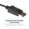 StarTech.com DisplayPort to DVI Dual Link Active Adapter - DisplayPort to DVI-D Adapter Video Converter 2560x1600 60Hz - DP 1.2 to DVI Monitor - USB Powered - Latching DP Connector