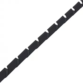 Spiral Cable Wrap InLine 10 m, black, 18 mm diameter, 1.8 cm thickness