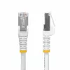 StarTech.com 10m White CAT8 Ethernet Cable, Snagless RJ45, 25G/40G, 2000MHz, 100W PoE++, S/FTP, 26AWG Pure Bare Copper Wire, LSZH, Shielded Network Patch Cord w/Strain Reliefs, Individually Tested