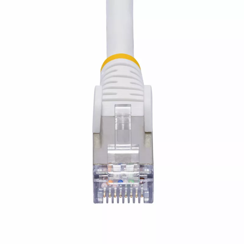StarTech.com 2m White CAT8 Ethernet Cable, Snagless RJ45, 25G/40G, 2000MHz, 100W PoE++, S/FTP, 26AWG Pure Bare Copper Wire, LSZH, Shielded Network Patch Cord w/Strain Reliefs, Individually Tested