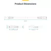 StarTech.com 2m White CAT8 Ethernet Cable, Snagless RJ45, 25G/40G, 2000MHz, 100W PoE++, S/FTP, 26AWG Pure Bare Copper Wire, LSZH, Shielded Network Patch Cord w/Strain Reliefs, Individually Tested