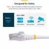 StarTech.com 2m White CAT8 Ethernet Cable, Snagless RJ45, 25G/40G, 2000MHz, 100W PoE++, S/FTP, 26AWG Pure Bare Copper Wire, LSZH, Shielded Network Patch Cord w/Strain Reliefs, Individually Tested