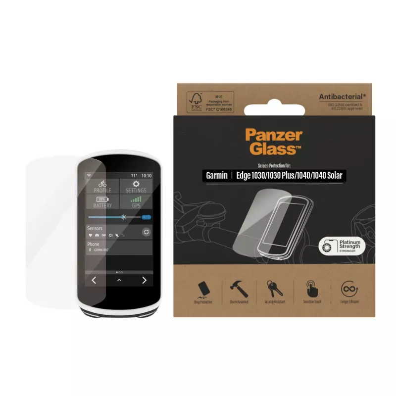 PanzerGlass Screen Protector Garmin Edge 1030 1040 Anti-Glare Tempered Glass