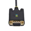 StarTech.com 6.6ft (2m) USB to Null Modem Serial Adapter Cable, COM Retention, FTDI, USB-A to DB9 RS232, Interchangeable DB9 Screws/Nuts, Windows/macOS/Linux