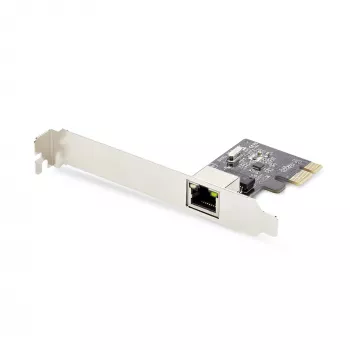 StarTech.com 1-Port Gigabit PCIe Network Adapter Card, 10/100/1000Mbps PCI Express LAN Card, NIC, Realtek RTL8111H, Works with Windows and Linux, TAA Compliant