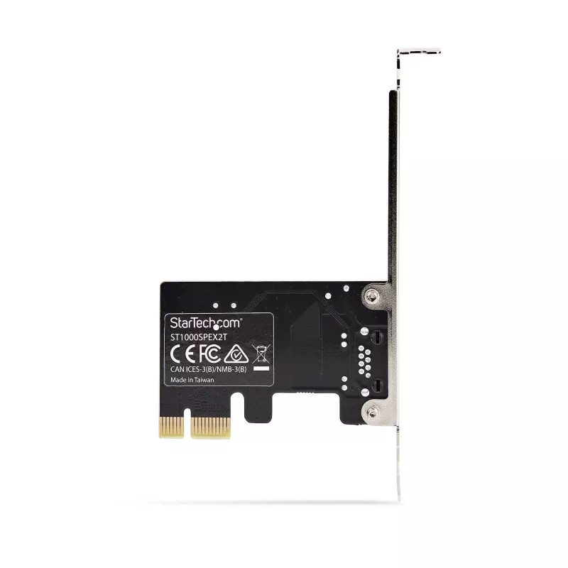 StarTech.com 1-Port Gigabit PCIe Network Adapter Card, 10/100/1000Mbps PCI Express LAN Card, NIC, Realtek RTL8111H, Works with Windows and Linux, TAA Compliant