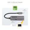 StarTech.com 2.5GbE USB-C to Ethernet Adapter, 100W PD Pass-Through, NBASE-T NIC, USB 3.0 Type-C 2.5/1G Multi Speed Network, Thunderbolt Compatible, Windows & Mac