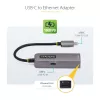 StarTech.com USB-C to Ethernet Adapter, NIC, 100W PD Pass-Through, USB 3.0 Type-C 1Gbps Multi Speed Network Adapter, Thunderbolt Compatible, Windows & Mac