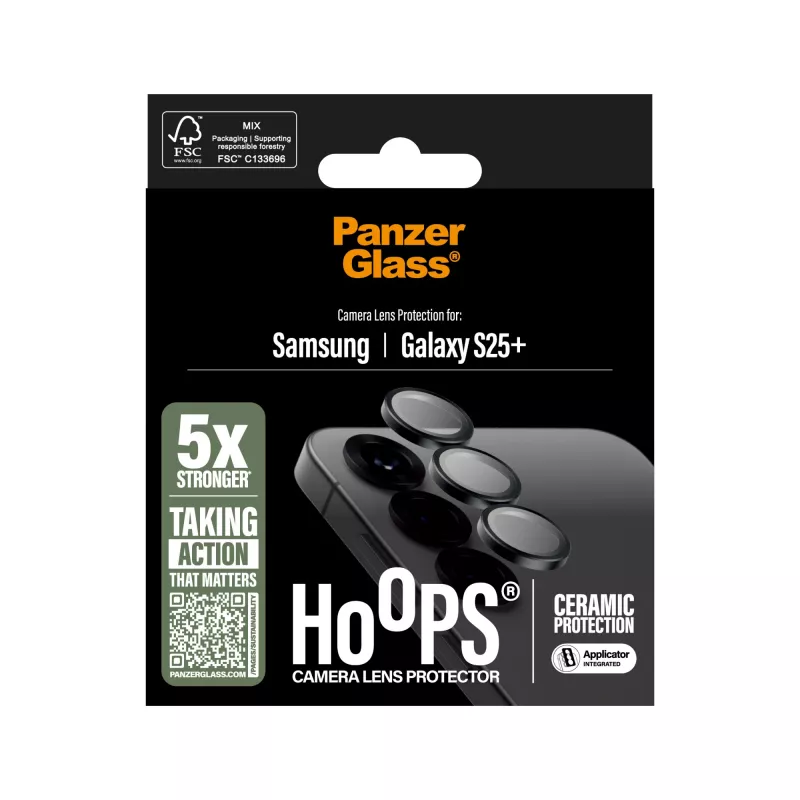Camera Lens Protector PanzerGlass Samsung Galaxy S25+ Scratch Shock Resistant