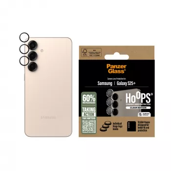 PanzerGlass ® Hoops® Camera Lens Protector Transparent Samsung Galaxy S25+