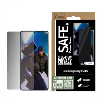 PanzerGlass SAFE. by ® Privacy Screen Protector Samsung Galaxy S25 Ultra | Ultra-Wide Fit w. EasyAligner