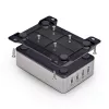 StarTech.com 4-Port Multi-Device USB-C Charger, 240W Total, Single Port 140W EPR, PD 3.1, Screw Locking Ports, Boardrooms, Bracket incl. for Surface Mounting