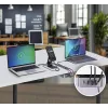 StarTech.com 4-Port Multi-Device USB-C Charger, 240W Total, Single Port 140W EPR, PD 3.1, Screw Locking Ports, Boardrooms, Bracket incl. for Surface Mounting