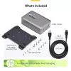StarTech.com 4-Port Multi-Device USB-C Charger, 240W Total, Single Port 140W EPR, PD 3.1, Screw Locking Ports, Boardrooms, Bracket incl. for Surface Mounting